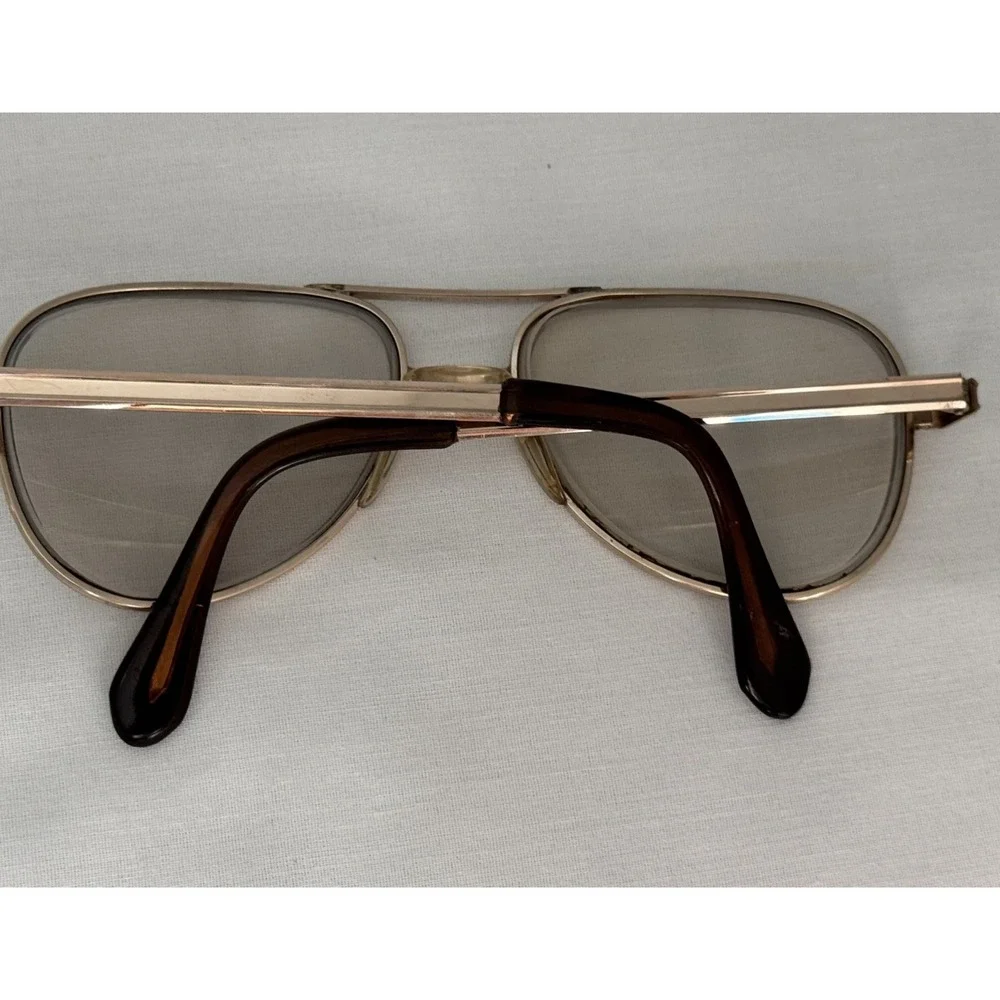 Vtg eyeglasses frames Universal 1/30 10k rgp 5 3/4 Gold Aviator